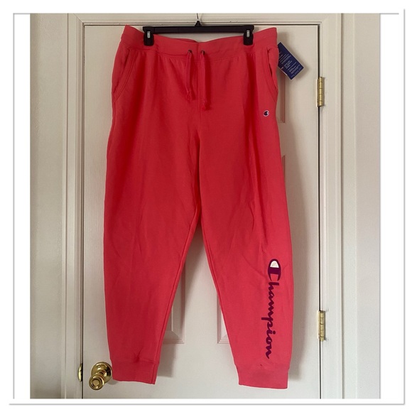 Champion Women’s Plus Size Joggers Script Logo - Picture 2 of 4